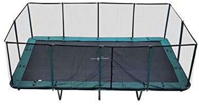 Happy Trampoline - Galactic Xtreme Gymnastic Rectangle Trampoline with Net Enclosure and Life-time warranty