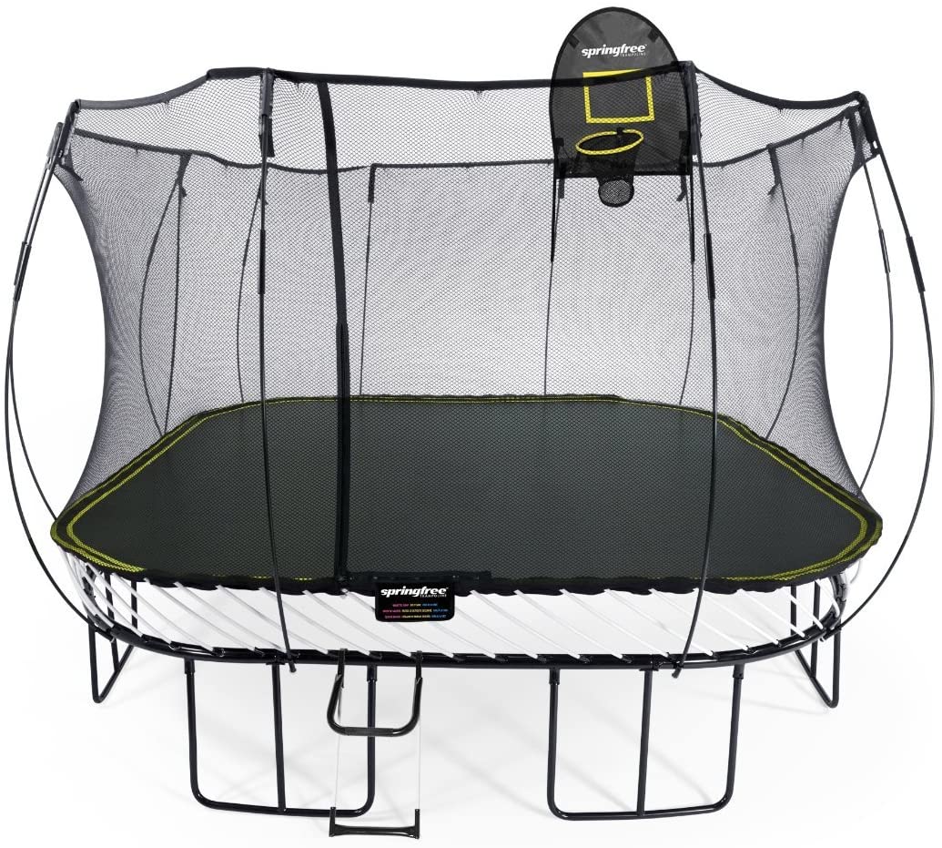 Springfree 13ft Trampoline - S155 Jumbo Square with FlexrHoop