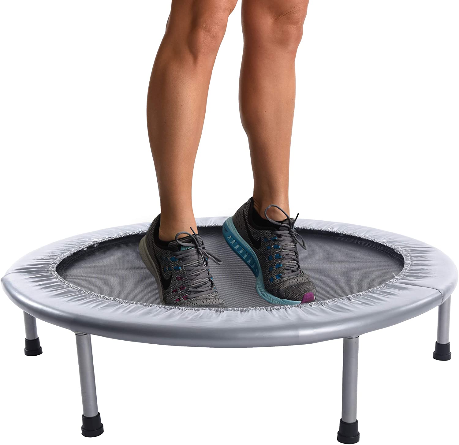 Stamina 36-Inch Folding Trampoline Quiet and Safe Bounce