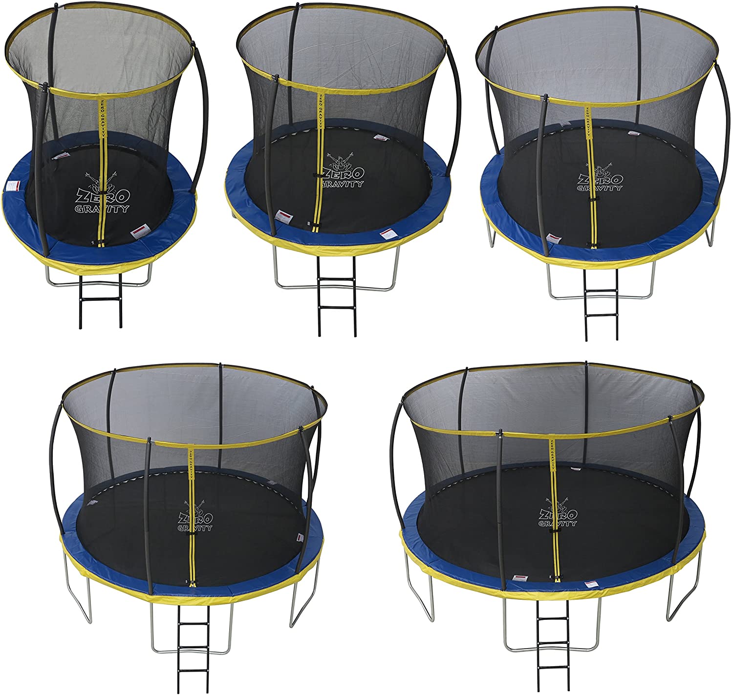 ZERO GRAVITY 10ft Ultima 4 High Spec Trampoline with Safety Enclosure Netting and Ladder
