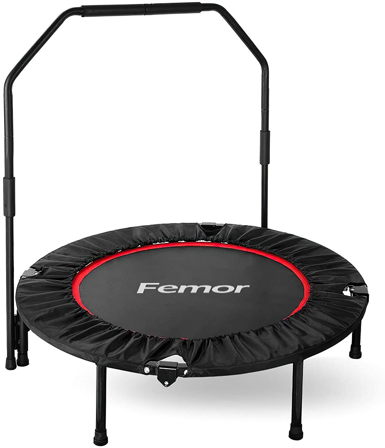 Femor Fitness Trampoline Foldable Trampoline for Adults with Height-adjustable Handle