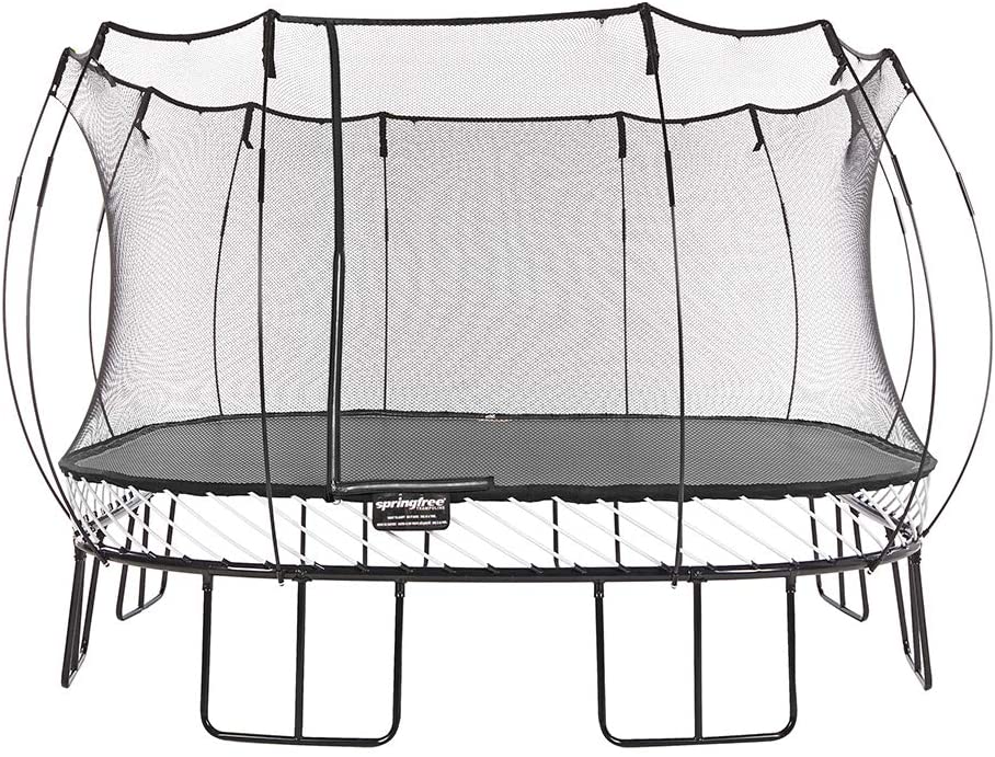 Springfree (Springless) Oval Round Square Trampoline with Safety Enclosure