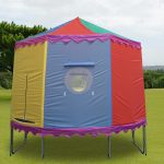 8 Ft Trampoline Tent with 6 Poles