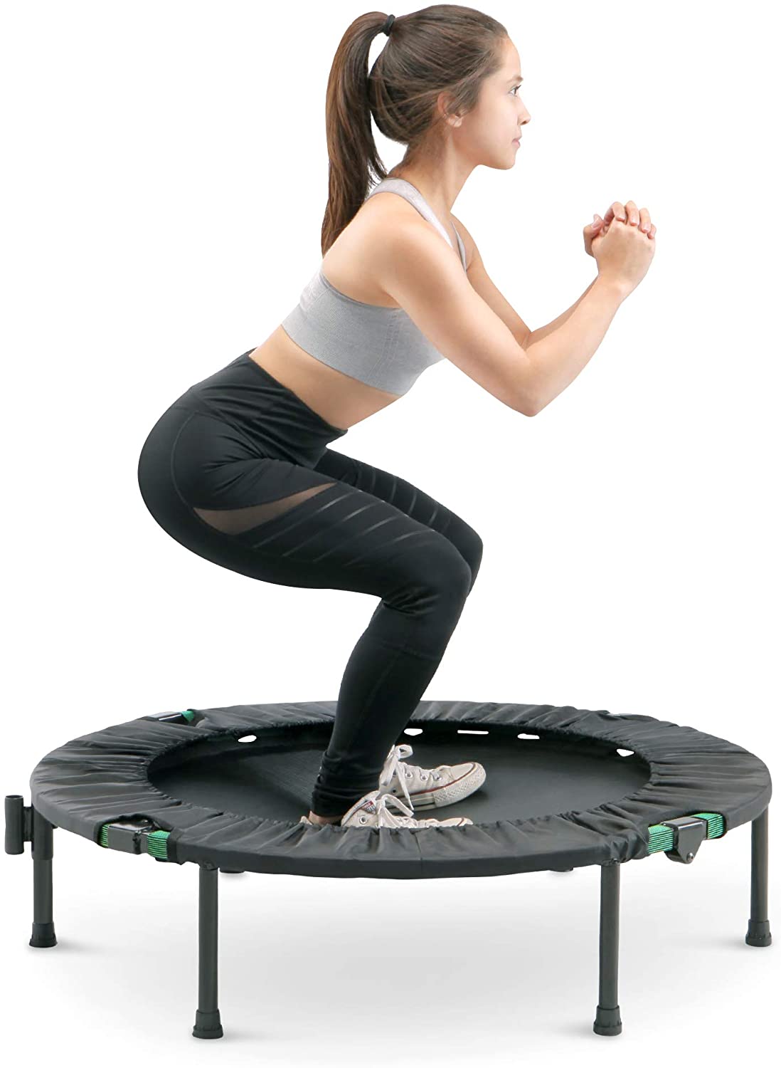 Marcy Cardio Trainer Mini Trampoline with Handle